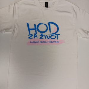 Majica s natpisom Hod za život - više boja